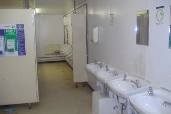 5+1 Steel Toilet Cabin 24ft x 9ft | Container Cabin
